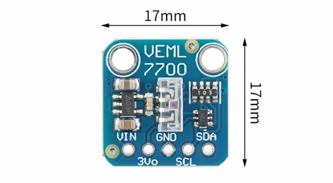 VEML7700 Ambient Light Sensor Module I2C 16-bit Light Intensity Illuminance Detection Board For Arduino Raspberry Pi DIY