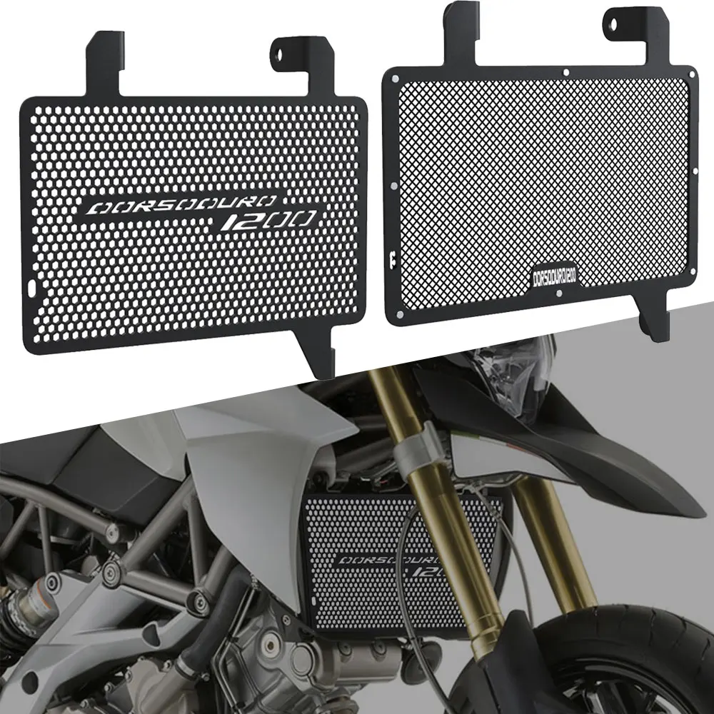 

Motorcycle CNC Aluminum Radiator Grill Guard Cover Oil Cooler Protector For Aprilia Dorsoduro 1200 2011 2012 2013 2014 2015 2016