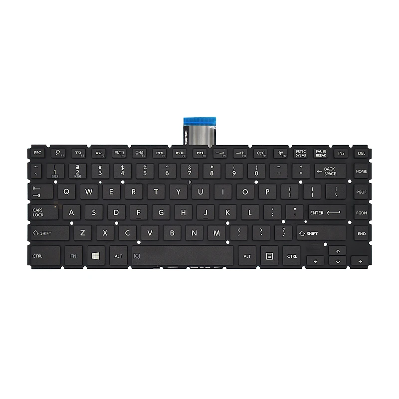 Clavier d'ordinateur portable rétro-éclairé américain pour Toshiba Satellite e45t-B L40-B L40DT-B L40T-B L45-B E45W-C L45Dt-B L45t-B E45-BReplacement