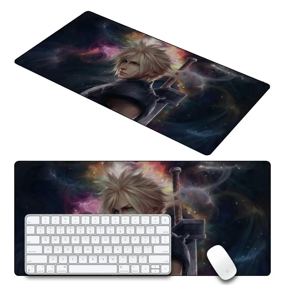 لوحة ماوس Cloud Strife لألعاب الكمبيوتر ولوحة المفاتيح المنزلية ولوحة الماوس لعبة Final Fantasy Mouse Mat Office Soft Laptop Table Mats