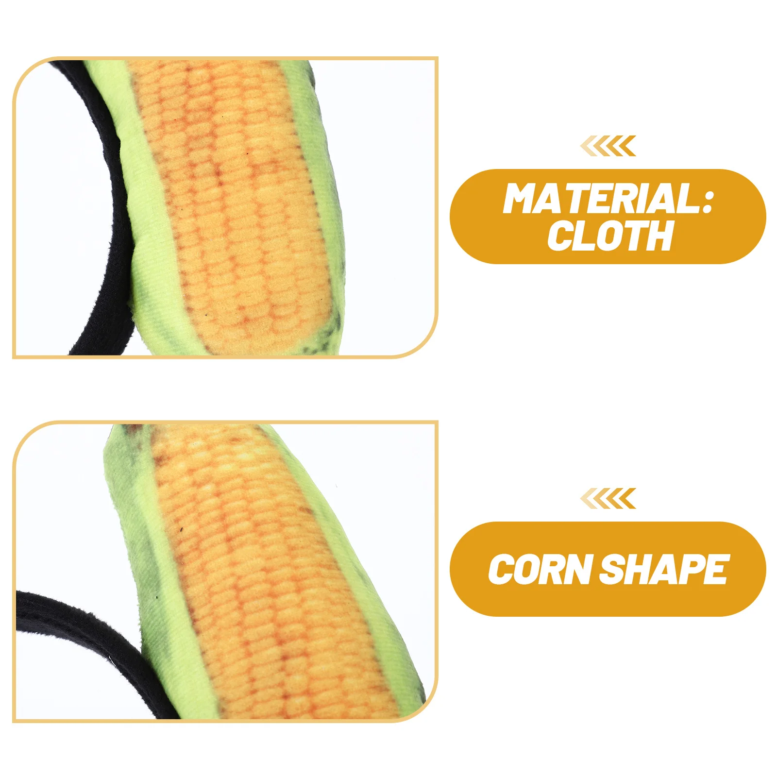

Adorable Corn Shape Headpiece Soft Comfortable Hairband for Women Girls Facial Care and Hair Styling Decor Corn Headband