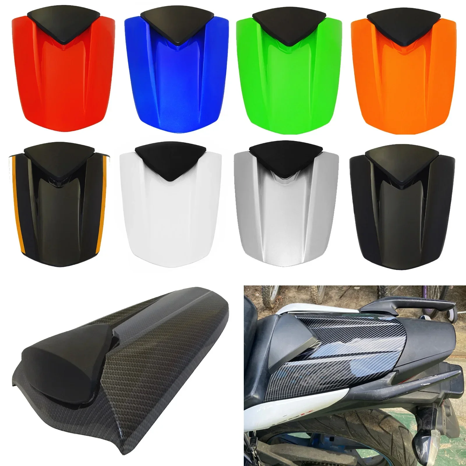 

WAASE Passenger Pillion Rear Seat Cover Solo Fairing Cowl For HONDA CBR125R CBR250R CBR 125 250 R 2011 2012 2013 2014 2015 2016