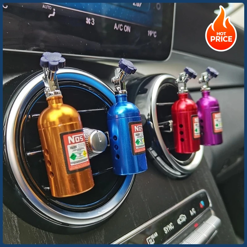 

Car Air Freshener NOS Nitrogen Bottle Air Vent Aromatherapy Auto Aroma Outle Perfume Flavoring Fragrances Accessories