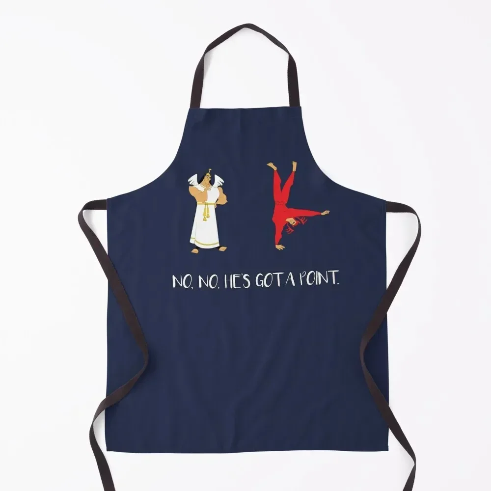 Shoulder Angel and Devil Apron Waiter Uniforms Trim Cloth Home Utensils kitchen gadgets Apron