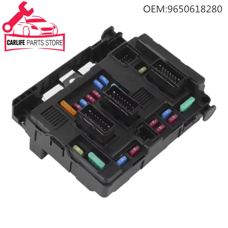 9650618280 High Quality Car Fuse Box For Citroen Xsara C3 C5 C8 Peugeot 206 307 406 807 Auto Parts 6500.Y3 6500Y3