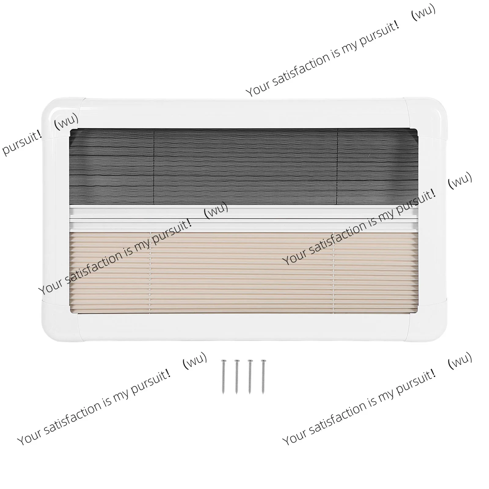 مصاريع نافذة RV الداخلية، شاشة الأشعة فوق البنفسجية، 28 × 16 بوصة