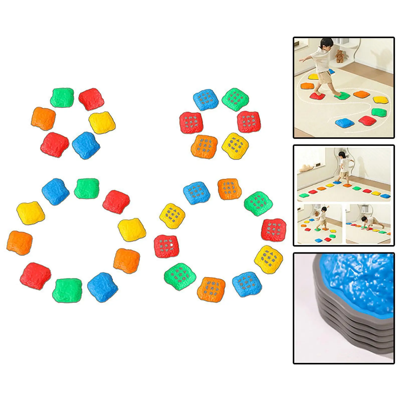 Balance Stepping Stone Balance River Stones for Outdoor Indoor Kindergarten