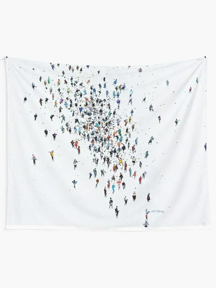 Dispersion After the Event by Neil McBride Tapestry Home Decor Aesthetic Cute Decor Tapestry