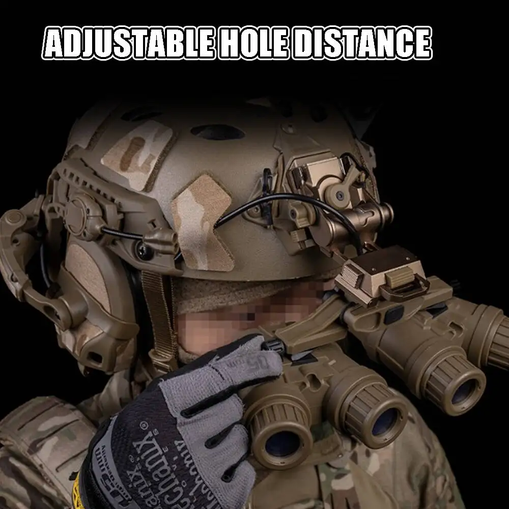 

Тактическая модель GPNVG-18 с четырьмя глазами NVG, страйкбольная боковая складная панорамная модель устройства ночного видения для CS, охотничий шлем для стрельбы