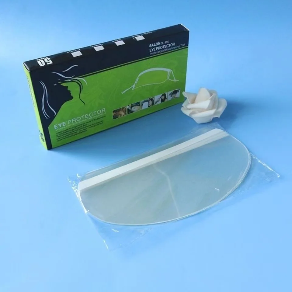 50Pcs Disposable Face Shields Covering for Hairdressing