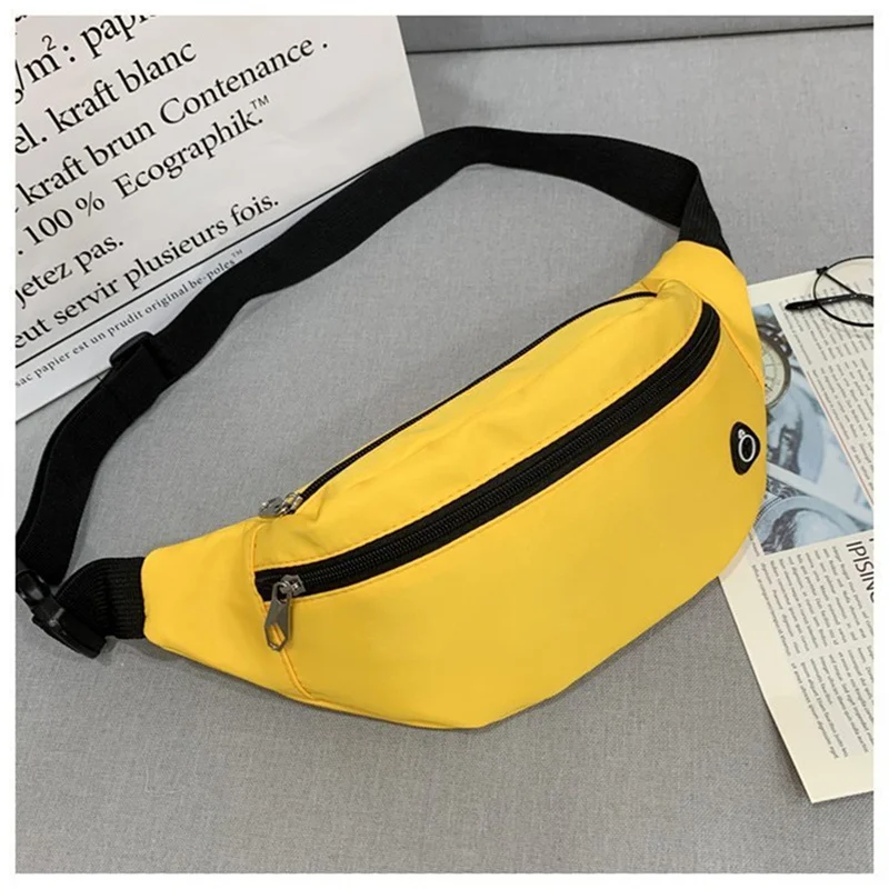 Men Waist Bag Pack Purse Casual Large Phone Belt Bag Pouch Women's Nylon Travel Phone Bag Fanny Banana Bag Hip