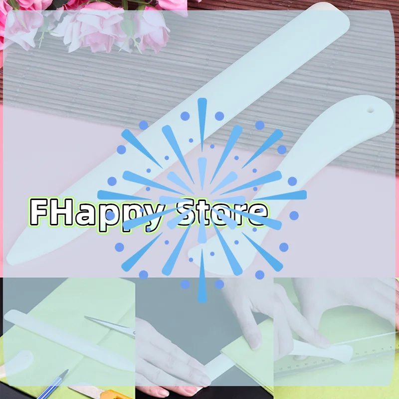 2Pcs Bone Folder Craft Tools Leather Scoring Folding Creasing Paper Accessory