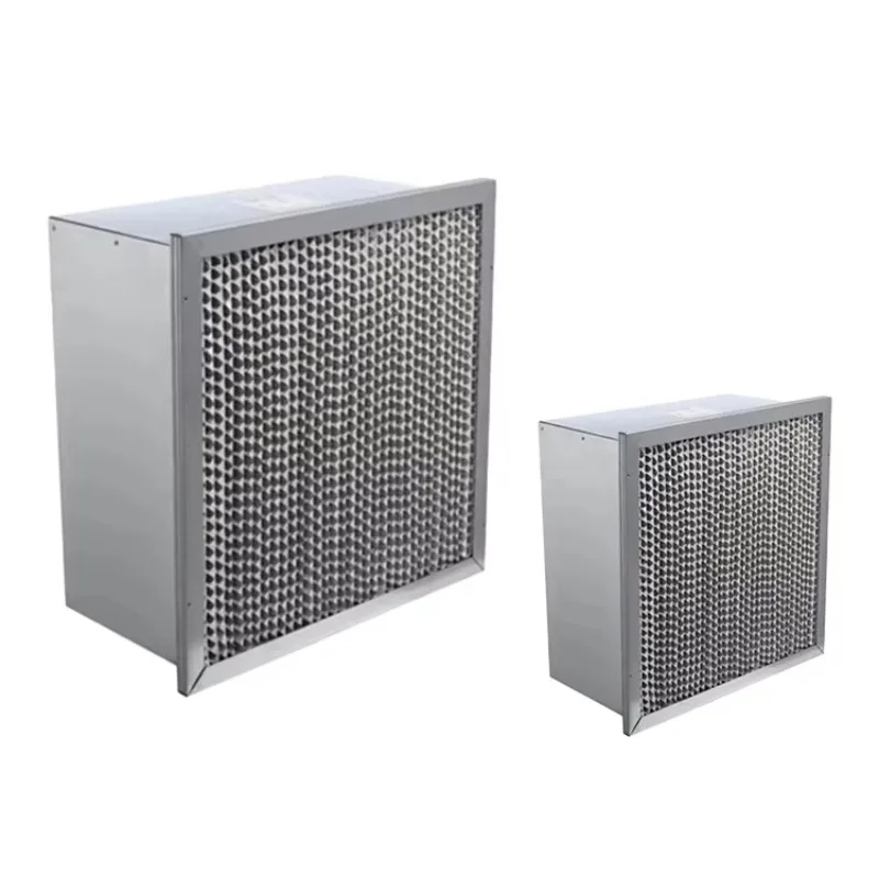 

Индивидуальные высокоэффективные HEPA-фильтры H13 H14 с глубокими складками для ламинарных боксов, 99,99% очистки воздуха, для ресторанов, новые воздушные фильтры
