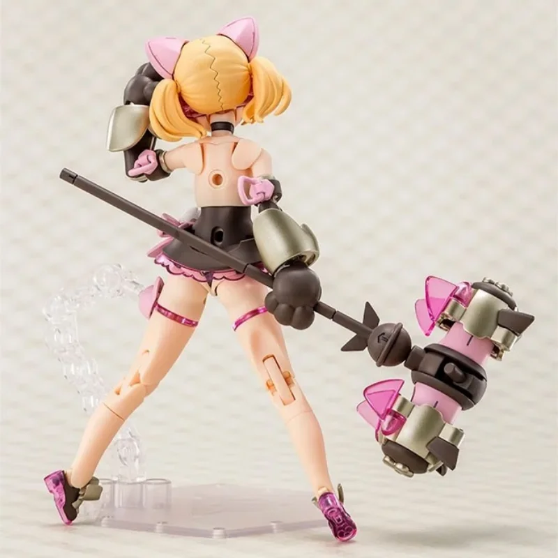 Auténtico Puni Mofu gato negro chica ensamblaje modelo estatuilla Anime figura de acción modelo decoración juguetes de escritorio