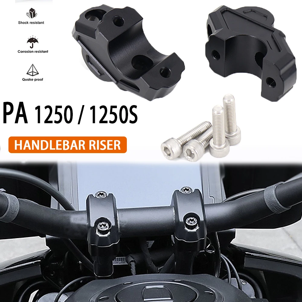 New 2021 2022 For PAN AMERICA 1250 / 1250 S Handle Bar Riser Handlebar Clamp Back Move Mount Adapter Motorcycle Accessories