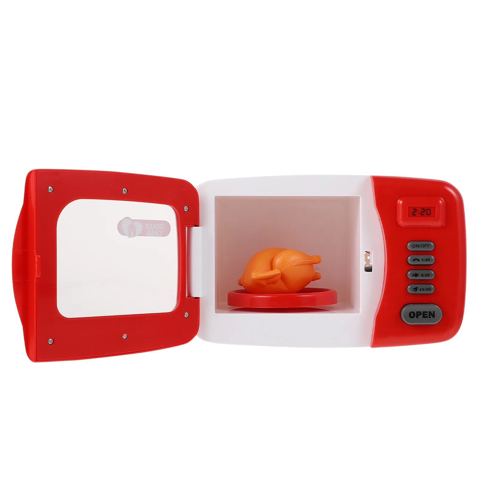 1 szt. Kreatywna mini symulacja kuchenki mikrofalowej, zabawka edukacyjna dla dzieci, zabawa w udawanie, prezent do domu, kreatywna zabawka mikrofalowa.