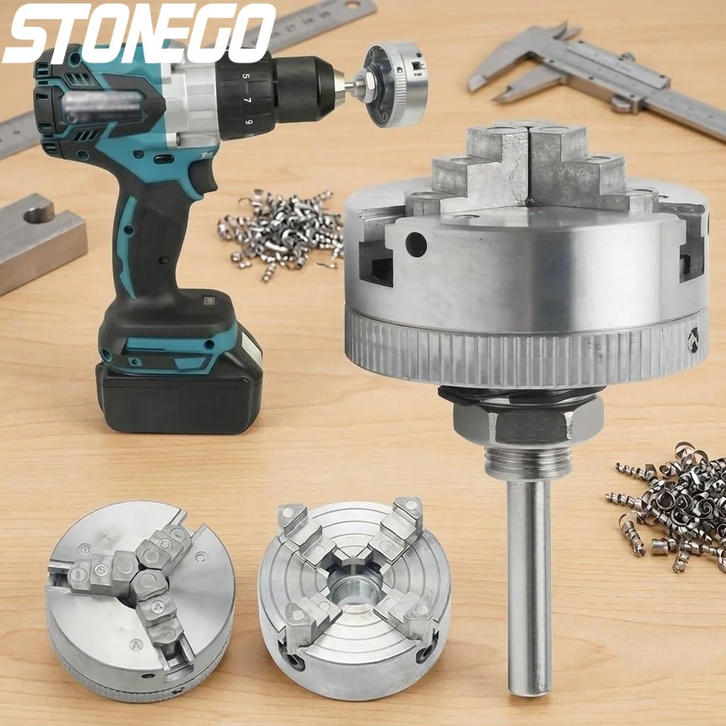 

Сверхмощный самоцентрирующийся электрический токарный патрон с 3 или 4 кулачками M12x1, прецизионный инструмент для высокоскоростной обработки из быстрорежущей стали