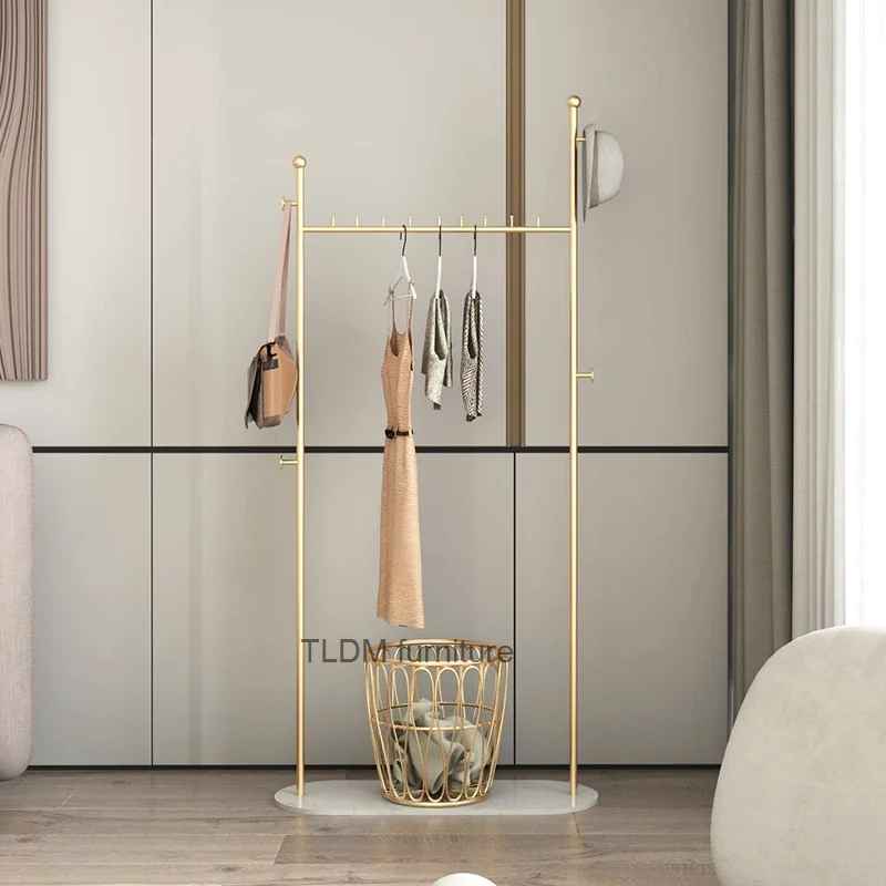 

Metal Coat Rack Shoe Wardrobe Living Room Storage Standing Clothes Rack Bathroom Storag Shelf Perchero Pared Home Furniture