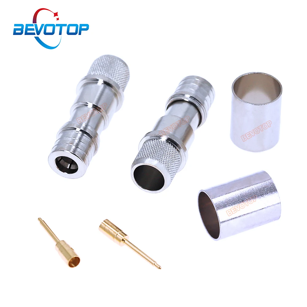 

10PCS/LOT RG213 LMR400 QMA Male Plug RF Coaxial Connector 50 Ohm 50-7 QMA Connector for LMR-400 RG-213 Cable Wholesales