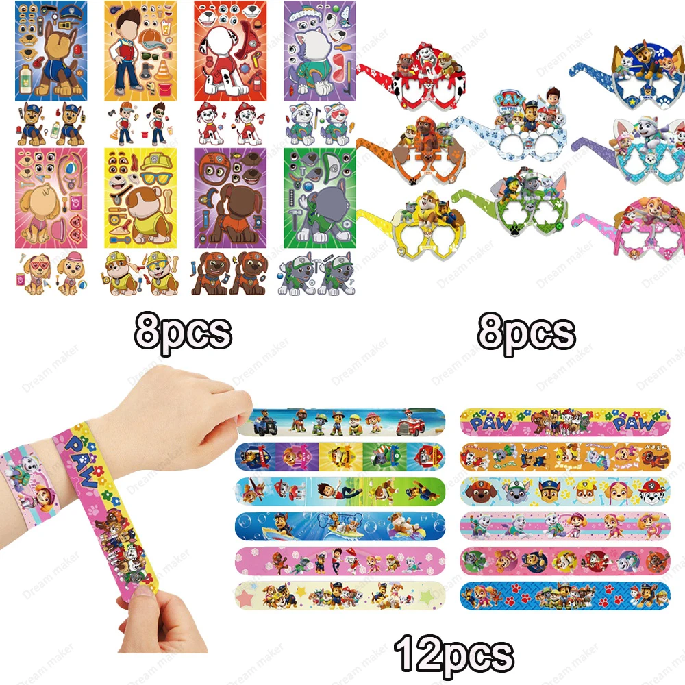 PAW Patrol Party-Geschenkpaket: Aufkleber, Schlüsselanhänger, Stempel, Geschenktüte, Klassenzimmer-Belohnung, Weihnachtsstrumpffüller, Gastgeschenk – Detail 17