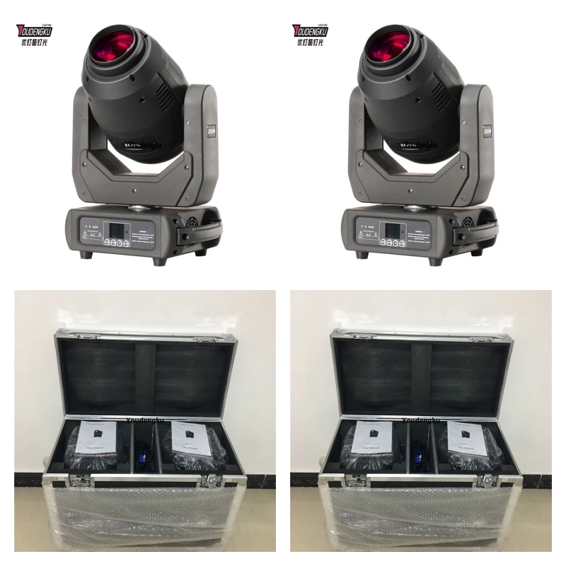 4 pieces + case 250W LED moving head 3in1 Beam Wash Spot Light for Stage DJ Event Show Wedding Theater Club