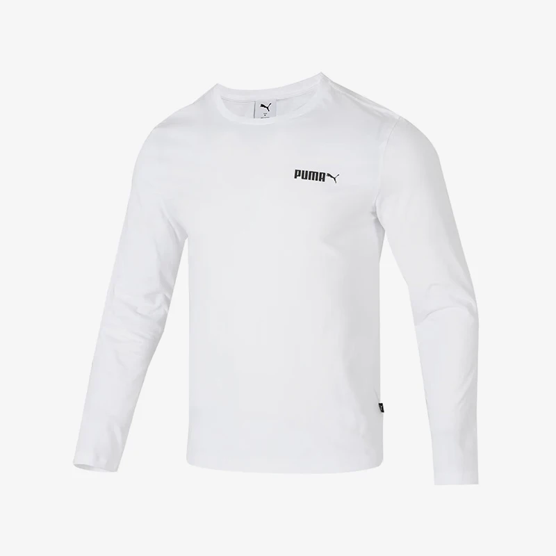 

Оригинальная новая мужская футболка Puma с круглым вырезом, мягкая минималистичная тренировочная футболка с длинными рукавами 691339-02