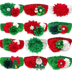 30/50pcs Christmas Dog Pet Accessories for Small Middle Large Dogs Bowtie with Elastic Band Pet Dog Neckties Grooming Product