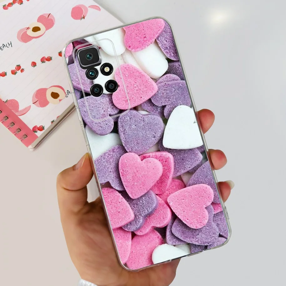 For Xiaomi Redmi 10 2022 Case Fashion Space Cartoon Soft Silicone Back Cover For Xiaomi Redmi 10 Prime 2022 Funda Redmi10 Bumper