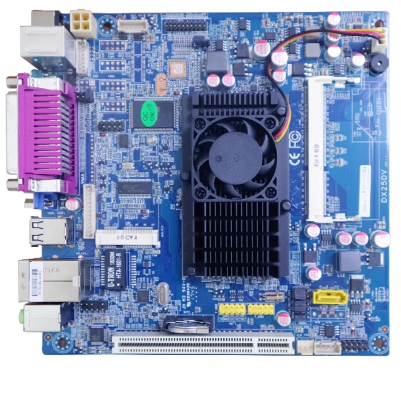 

Industrial new Atom D525 dc12v powered motherboard Industrial motherboard ITX motherboard with PCI motherboard linux