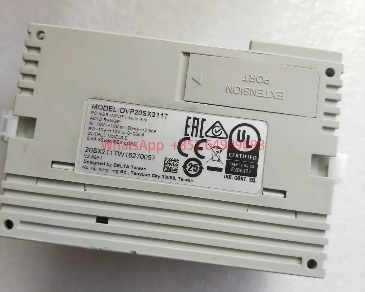 Used DVP20SX211T PLC module