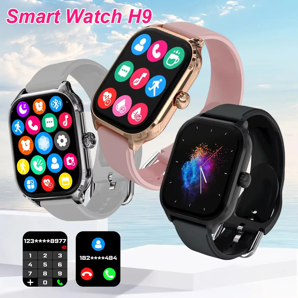 

2025 New For XIAOMI Smartwatch Dial to Answer Calls Calorie Tracking Heart Rate Blood Oxygen Monitoring Bluetooth Smart Watch