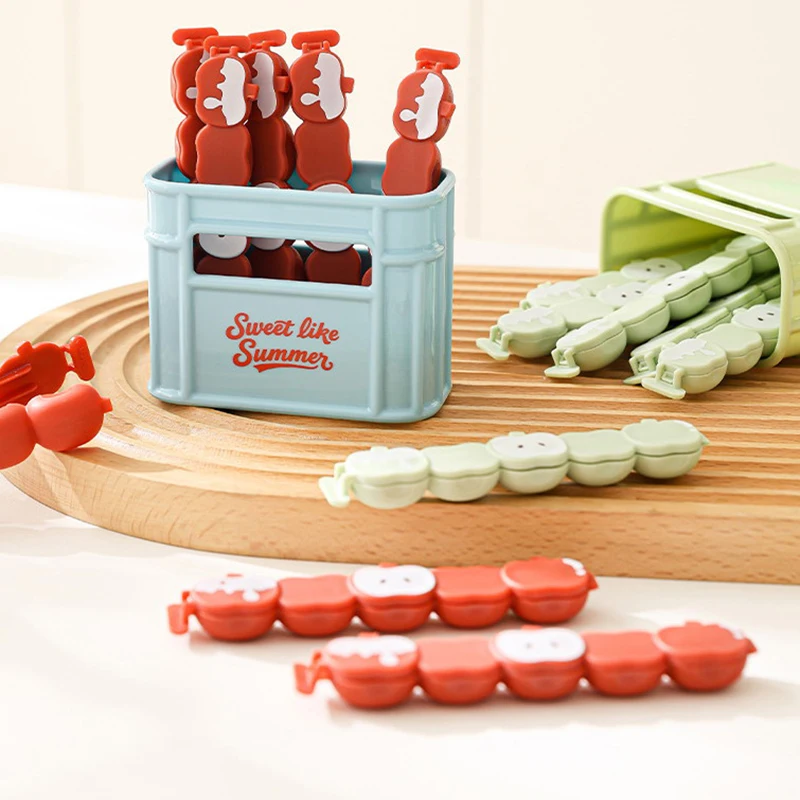 

Magnetic Refrigerator Sealing Clip Creative Refrigerator Storage Box Household Snack Tea Sealing Clip