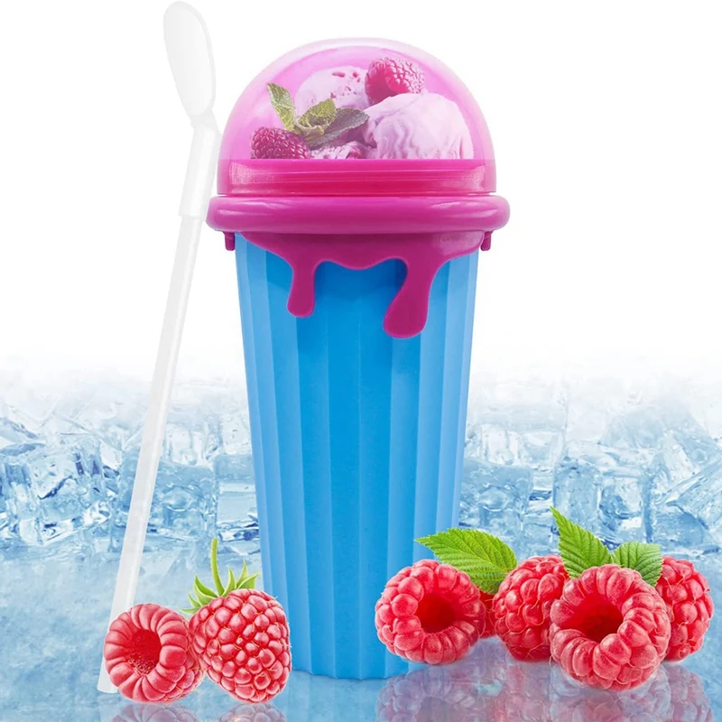 Imagem -06 - Ice Cup Congelar Magic Squeeze Cup Cooling Maker Cup Congelar Caneca Milkshake Smoothie Caneca Pcs 500ml