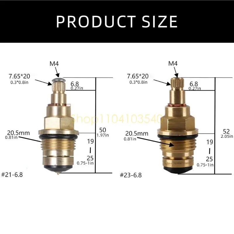 02dc صنبور الصنبور الساخن والبارد الصنبور الصنبور الصنبور الأساسية النحاس النحاس البطيء فتح الخرطوشة الصنبور من السهل تثبيت #6