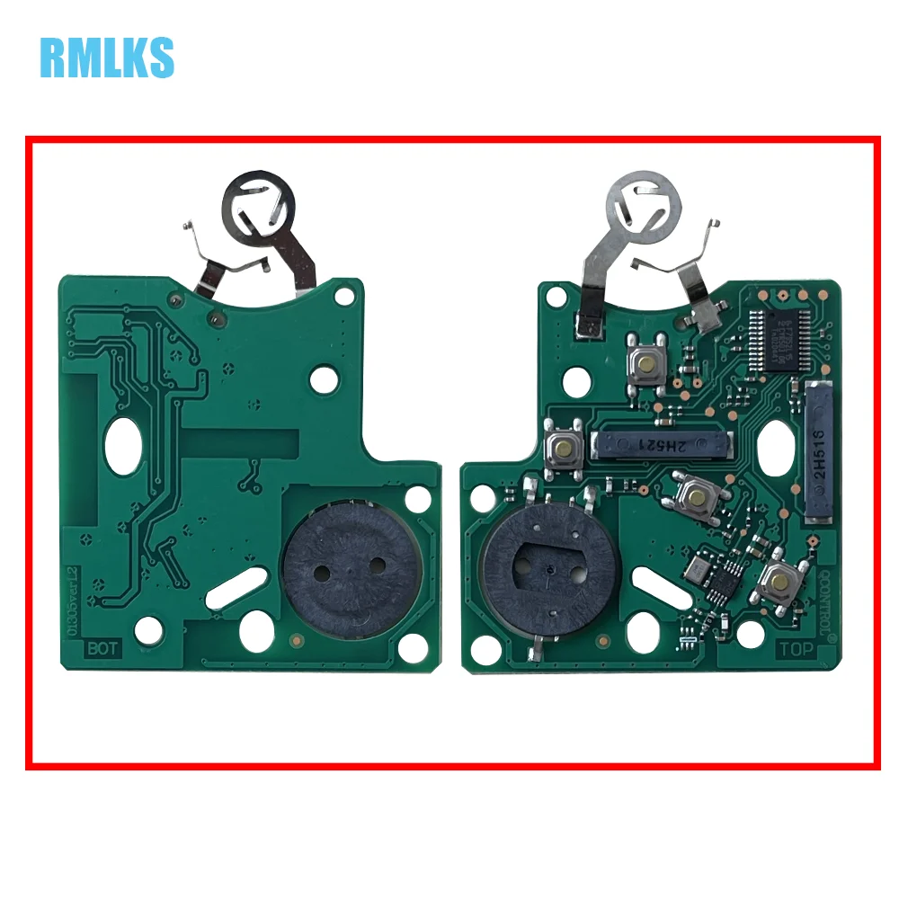 Smart Remote Key Smart card 433MHz PCF7945/7953 Chip For Renault Clio IV Captur uncut VA2 blade 4A Chip 4 Buttons