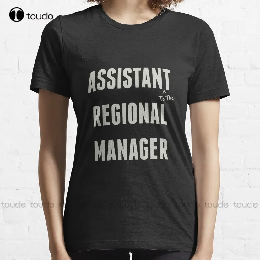 Assistant (To The) Regional Manager Classic T-Shirt Mens Shirt Custom Aldult Teen Unisex Digital Printing Tee Shirt Xs-5Xl New