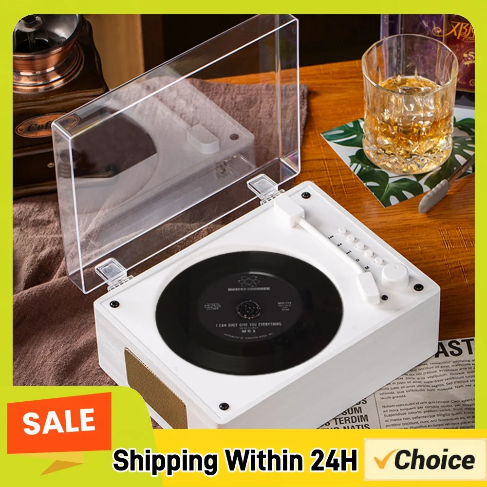 Home Music Player Rechargeable Remote Control Desktop CD Player Bluetooth-Compatible 5.0 Support CD BT USB 3.5mm AUX Home Decor