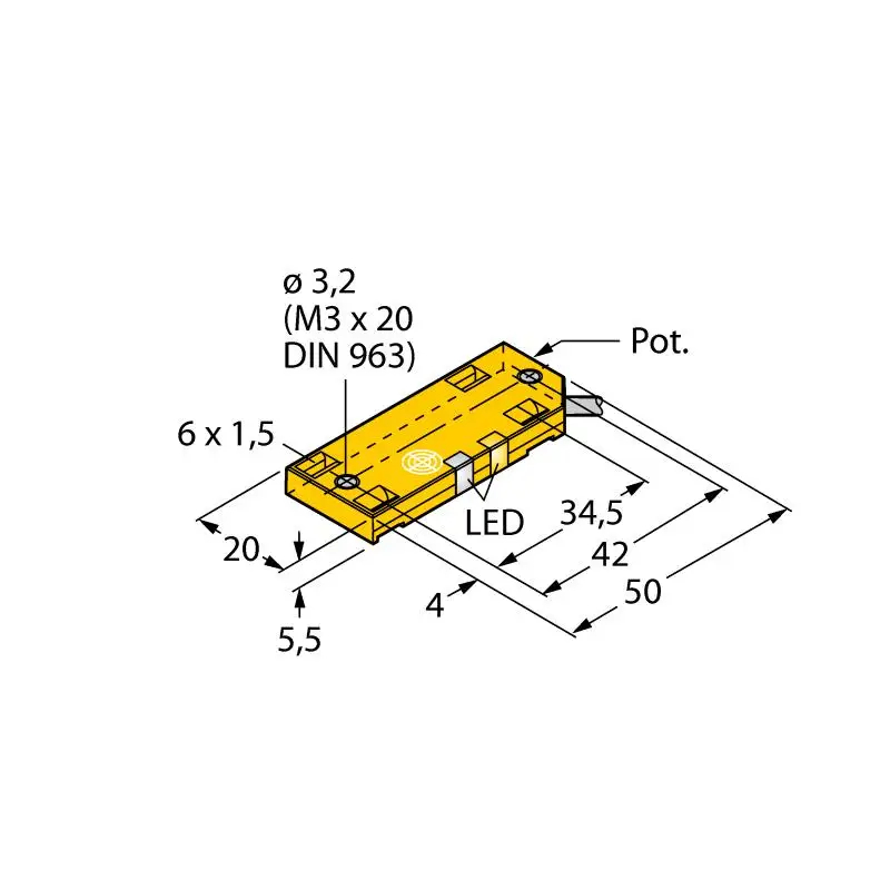 

Original genuine capacitive proximity switch BC10-QF5.5-AP6X2/S932 sensor