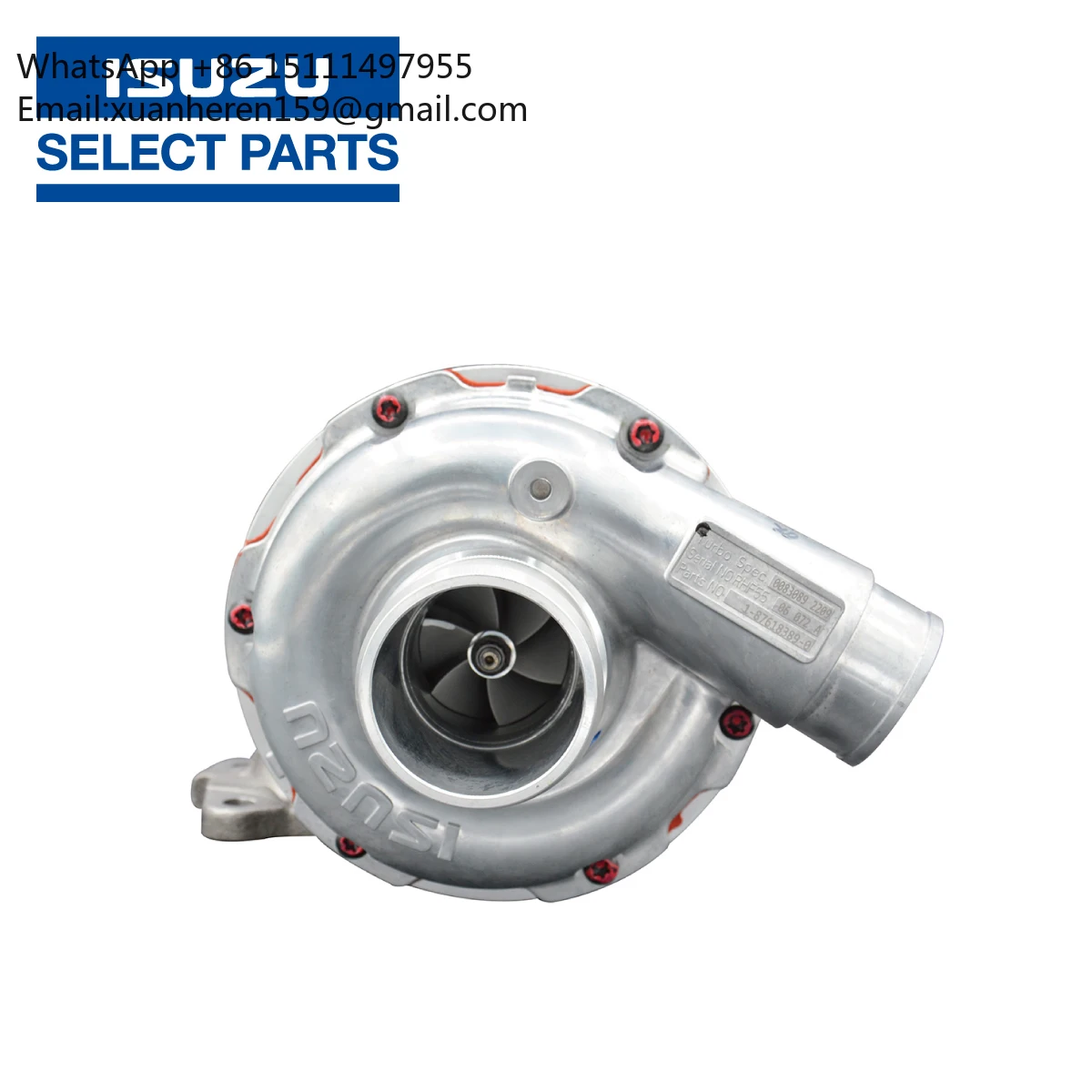 

For Isuzu 4HK1 Turbocharger ASM RHF55 1876183890 Diesel Engines for Hyster Forklift Sany for XCMG Excavator Machinery Parts