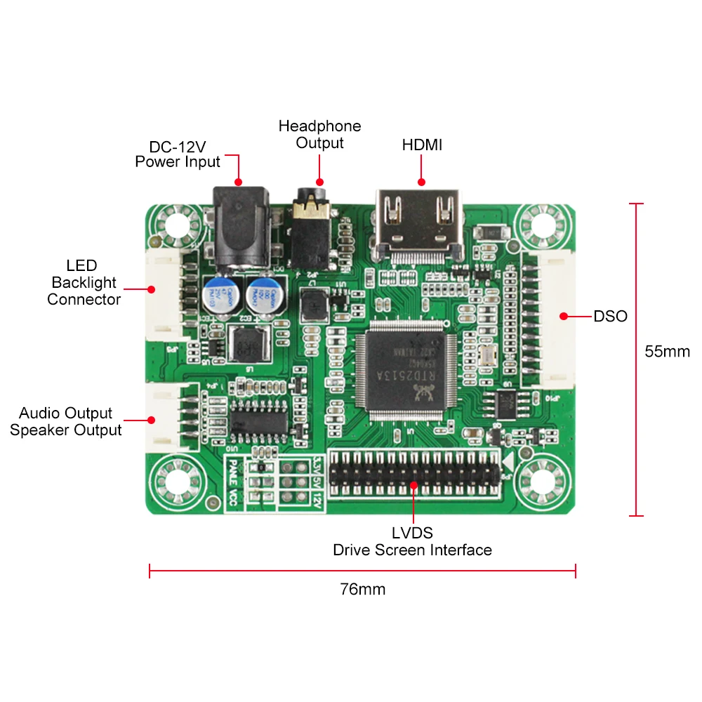 Imagem -03 - Tela de Exibição com Placa Hdmi 10.3 Polegada Tela Lcd para Carro Racing Digital Dashboard Venda Quente 1920x720 Hsd103kpw2-a10