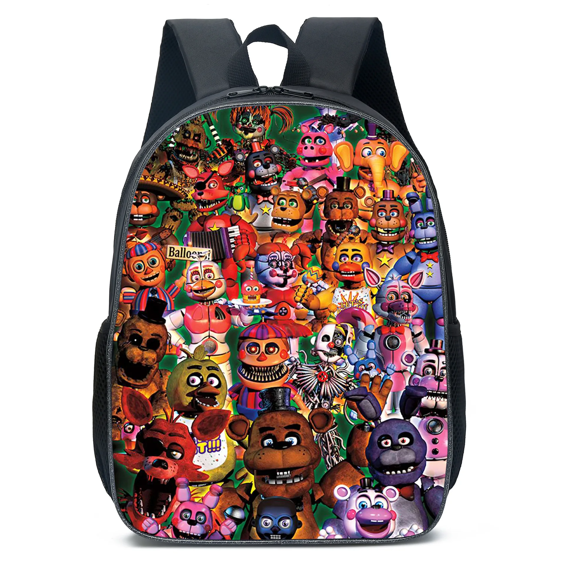 16inch Primary Backpack Kids FNAF Bonnie Fazbear School Bags for Teenager Boys&Girls Bagpacks Mochila Escolar