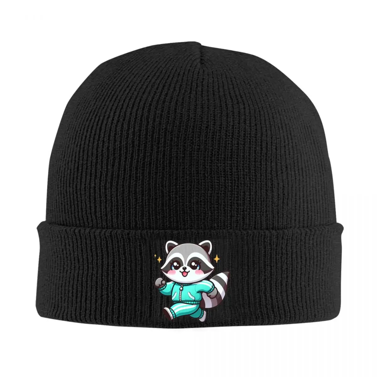 Dancing Raccoon Pedro Beanie Hats Trendy Caps Men Women Unisex Outdoor Knitted Hat Winter Design Head Wrap Beanie Hats