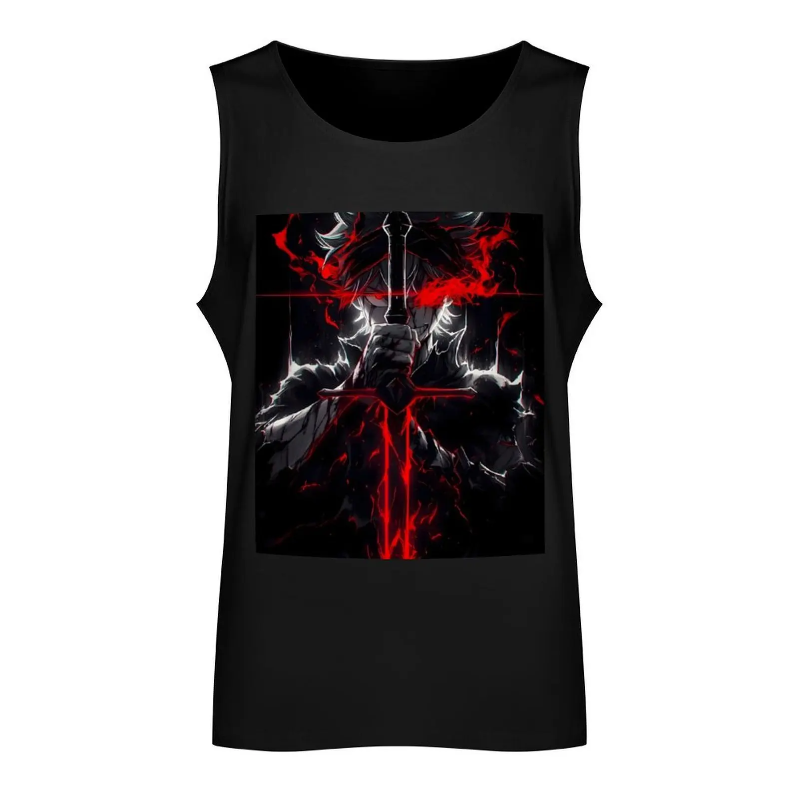 58. Anime Katsuki Bakugo Tank Top Man summer clothes fitness