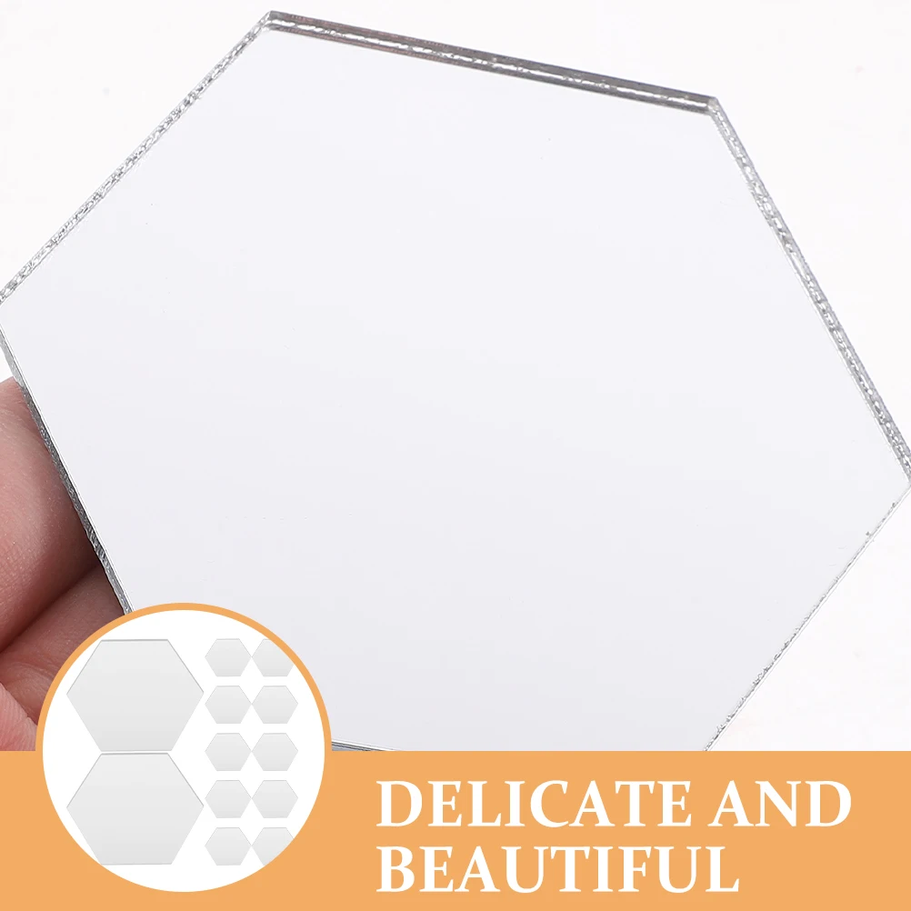 

20pcs Acrylic Hexagonal Place Cards Blank Name Tags for Table Setting Wedding Banquet Seating Cards Display Signs