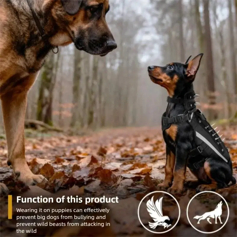 

Anti Escape Anti Chew Pet Harness Dog Tactical Vest Escape Proof Chew Proof Pet Harness Dog Tactical Vest For Small Medium Dogs