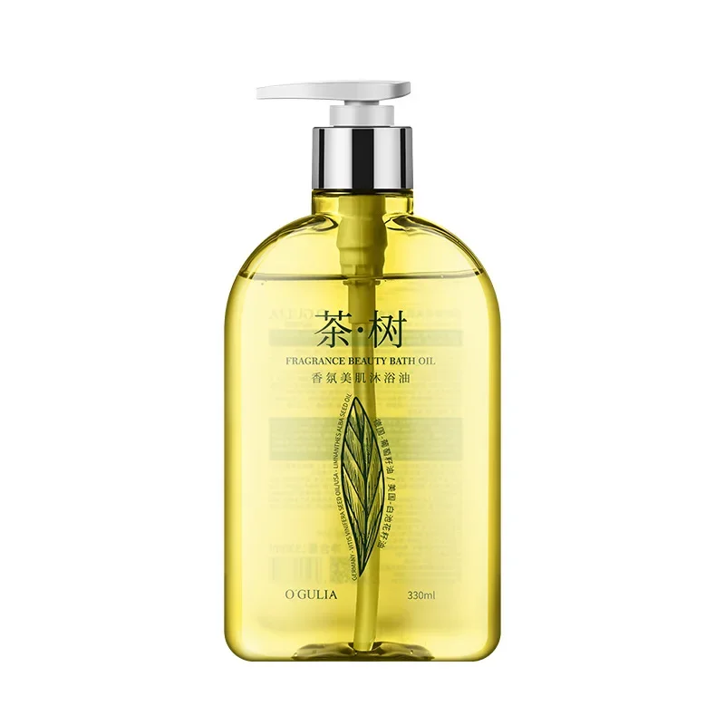 330ml Tea Tree Essential Oil Acne Body Wash Cleansing Moisturizing Leaving Fragrance Shower Oil Bath Body Wash Shower Oil