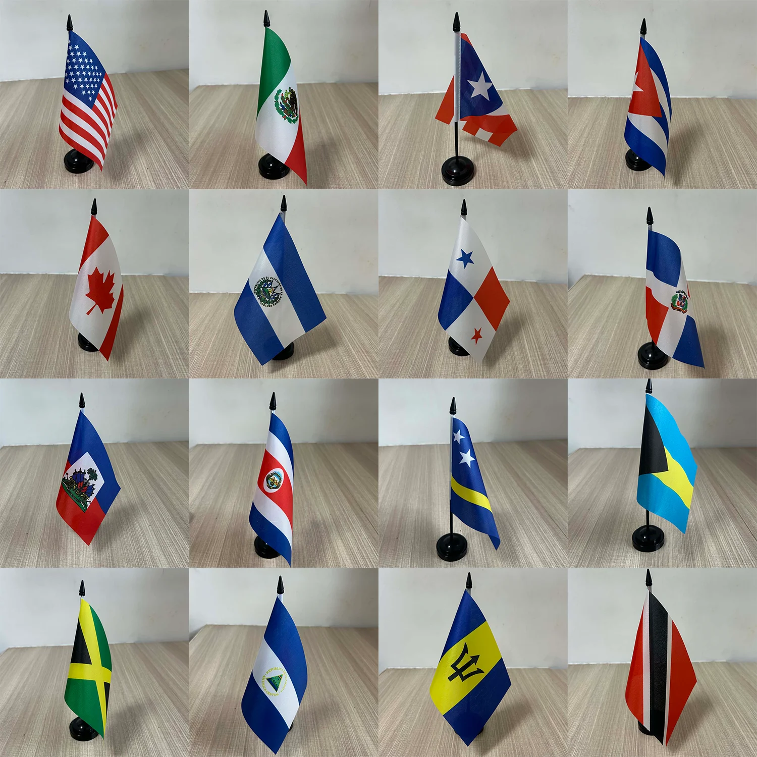 14x21cm Office Desk Flag of all North America Flag polyester Flags North America flag of the world Desk flag for decoration