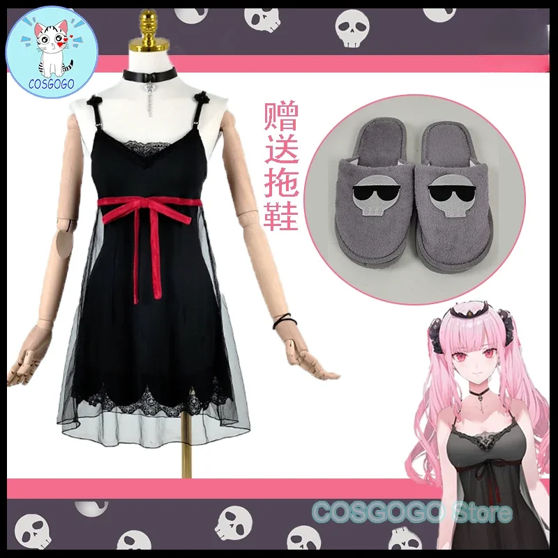 Vtuber Nijisanji Youtuber Holostars Hololive EN Mori Calliope Calliope Cosplay Costume Calli Women's Pajamas Mori-sama