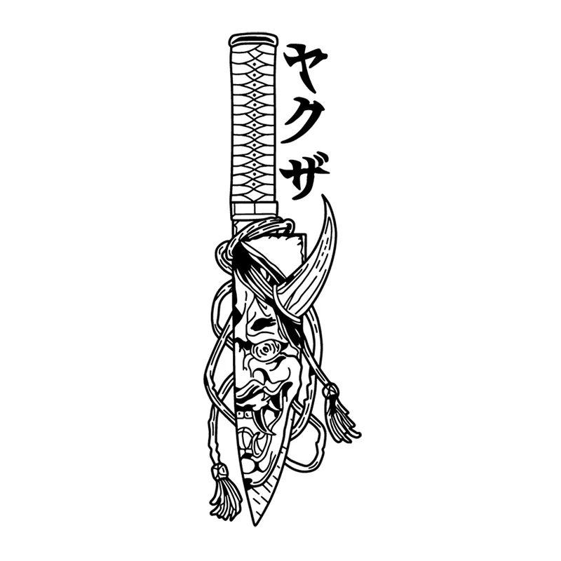 

JDM Sticker Car for Hannya Mask Decoration Rear Windshield Japanese Anime Stickers External Waterproof Vinyl Decals Sticker