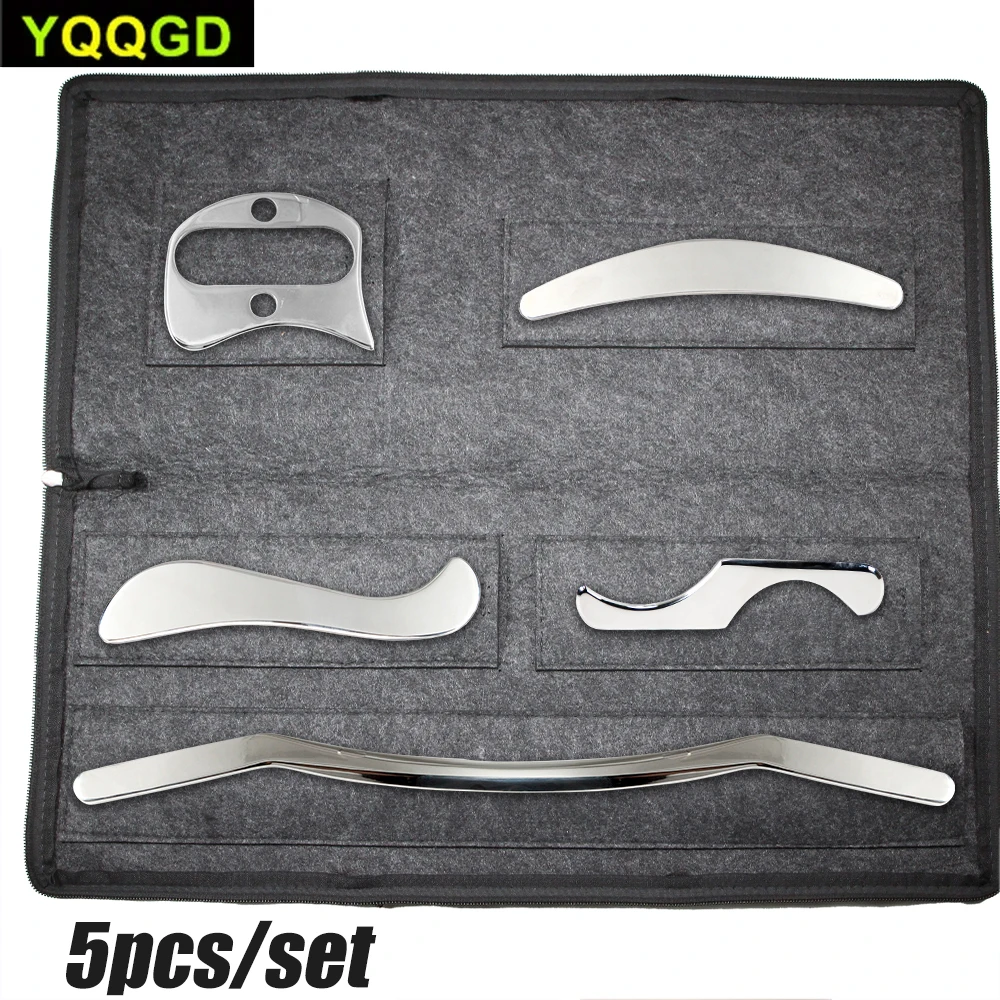 

Gua Sha Scraping Massage Tools Set,IASTM Tool Set,Stainless Steel Guasha Tools,Muscle Scraper Tools for Soft Tissue Therapy